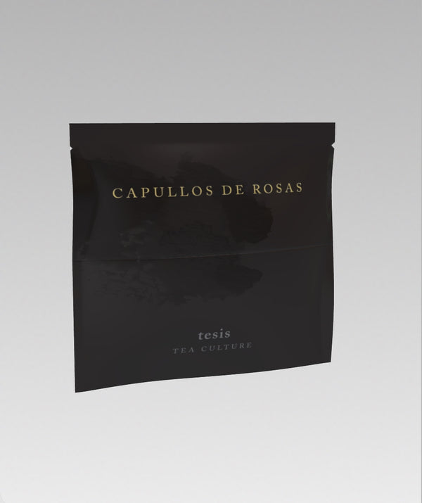 CAPULLOS DE ROSAS /SACHET PARA UN SERVICIO DE TÉ